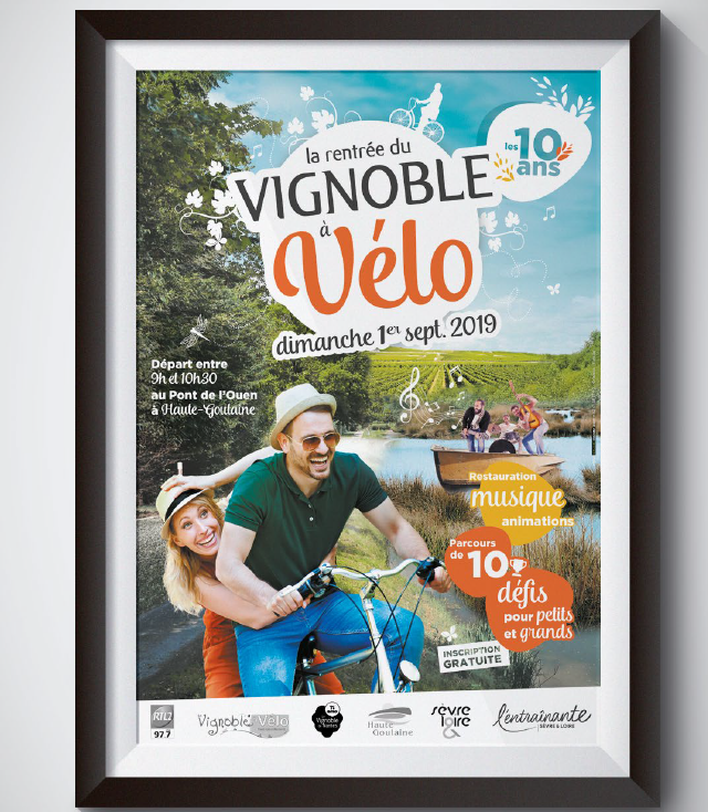 vignoble à vélo